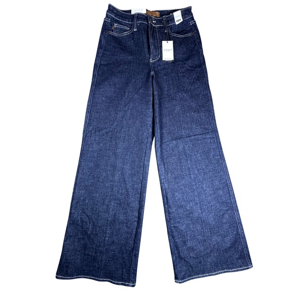 Judy Blue Denim - Judy Blue Retro Wide Leg Size 9/29 Jeans Dark Rinse Indigo JB88849 NEW